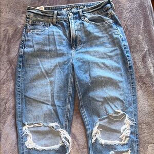 American Eagle Ripped Blue Jeans